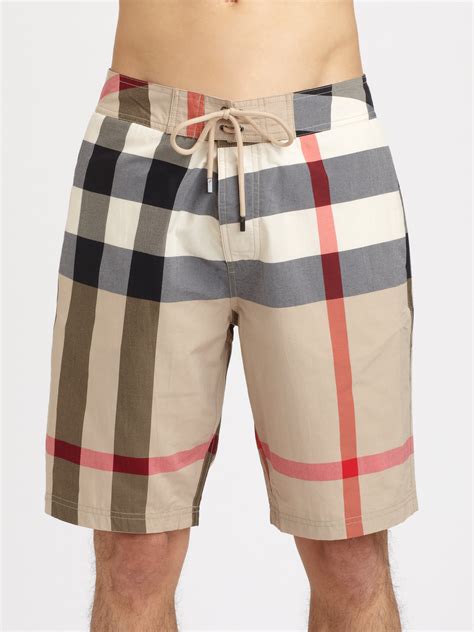 mens burberry bathing suit|men's burberry swimwear sale.